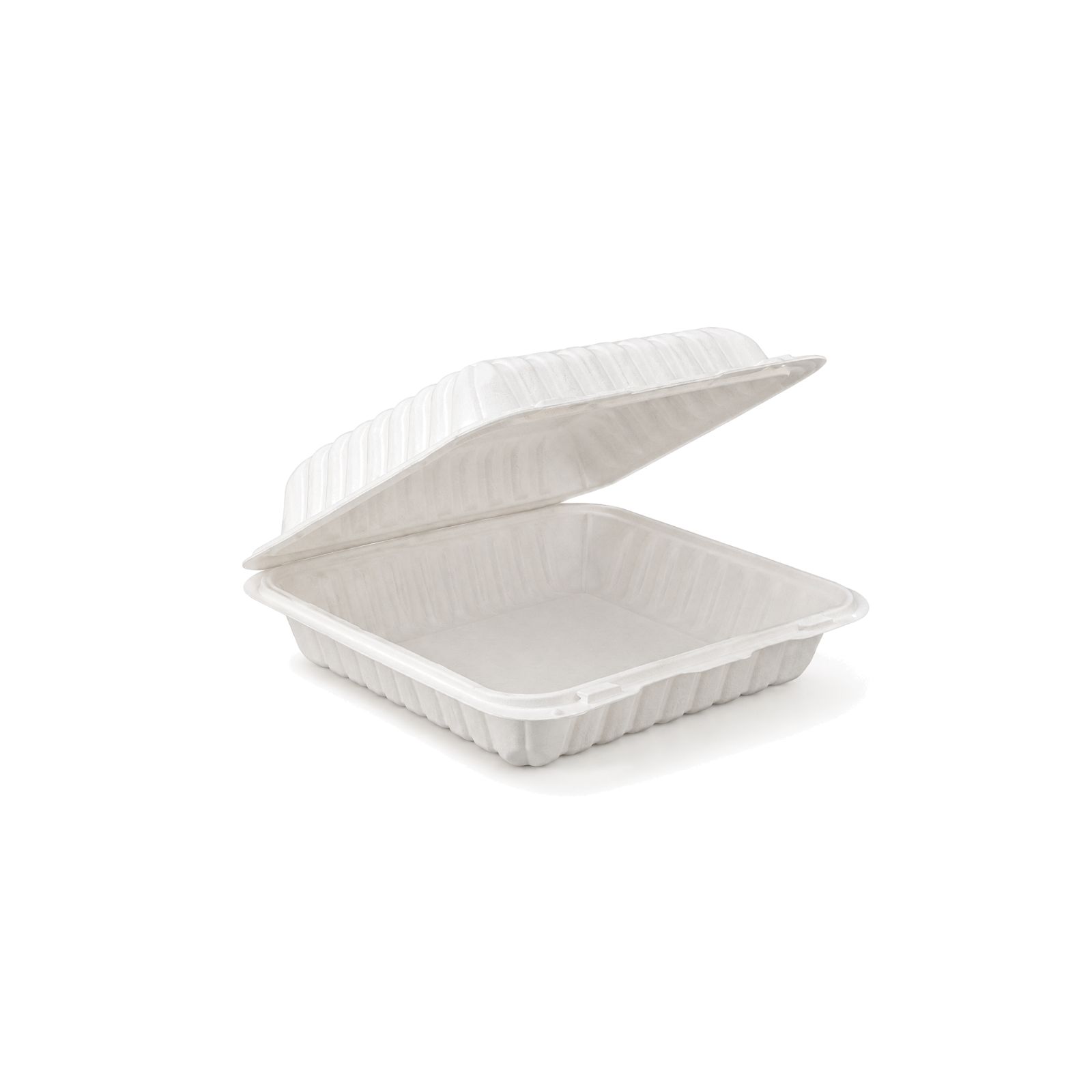 9 in 1-compartment hinged container
