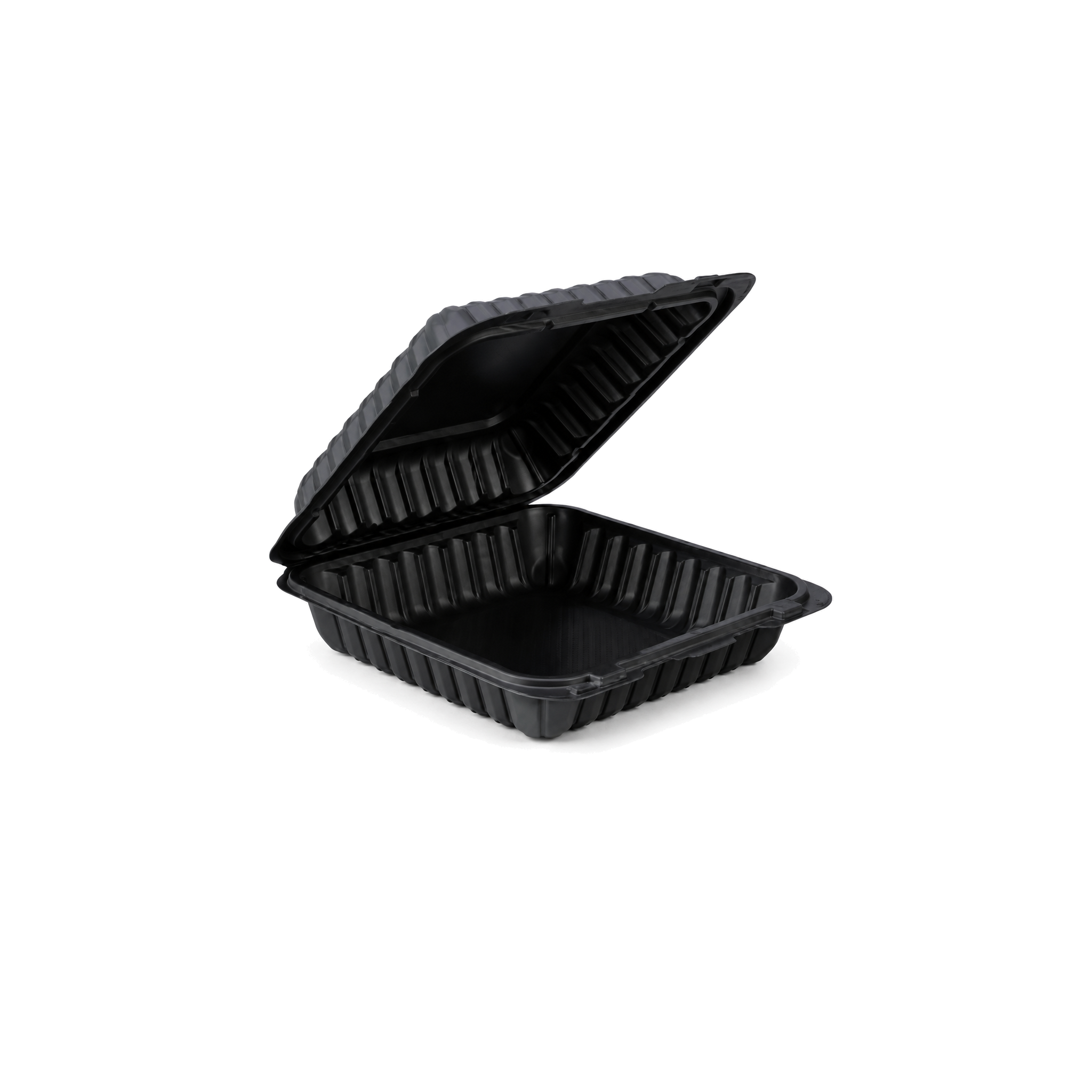9 in 1-compartment hinged container